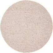 NATURL. Tapis en laine rond - Feline Pastel | Ø 160 cm | Rond | Tissage plat