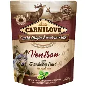 Carnilove Pâtée pour Chien Venaison &amp; Feuilles de Fraise 300g