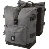 Agu Sacoches de vélo H2o Roll Top Double Urban 28 l Gris Gris Taille unique