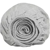 Yumeko - Drap-housse enfant - Jersey De Coton - 70x145x15 - Gris