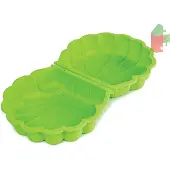 Paradiso Toys sandpit plastic small clam shell 2 pcs. green