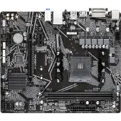 Gigabyte Carte mère A520M H - Prend en charge les processeurs AMD Ryzen série 5000 AM4, VRM numérique pur 4+3 phases, jusqu'à 5100 MHz DDR4 (OC), PCIe 3.0 x4 M.2, LAN GbE, USB 3.2 Gen 1