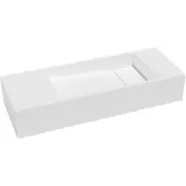 Balmani Mood lave-mains 55 x 20 cm Mat Wit Solid Surface