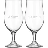 Royal Leerdam Verres à bière à pied personnalisés (2 pièces)