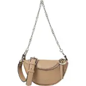 Seidenfelt Manufaktur Sac à bandoulière 'Skien' beige foncé / argent
