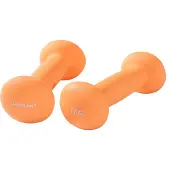 Tunturi Haltères néoprène 1kg violet, la paire