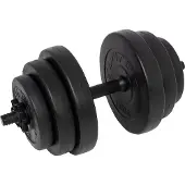 Tunturi Haltère musculation vinyle 15kg