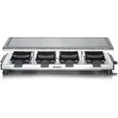 Severin Appareil à raclette 8 personnes 1500w + pierre à griller - - RG2374 -