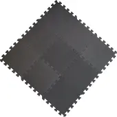 BabyDan Tapis de jeu - 90x90 - Gris Foncé - - UneTaille - Tapis de jeu