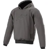 Alpinestars Sweat à capuche Ageless pour moto, gris foncé, XL