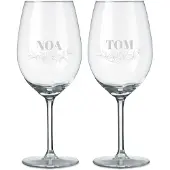 Royal Leerdam Verres à vin rouge personnalisés (2 pièces)
