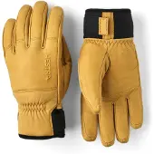 Hestra - Gants de ski en cuir - Glove Omni Tan en Cuir - Taille 7 - Marron