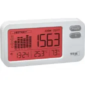 TFA-Dostmann Aircon2ntrol Coach Thermometer And Hygrometer Blanc