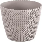Prosperplast Flowerpot Splofy DSP190, Ø 18.7 cm, brown (18.70 x 15.80 cm)