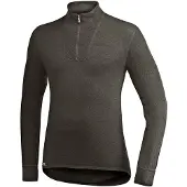 Woolpower Sous vêtement Woolpower Zip Turtleneck 400 Black-L