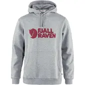 Fjällräven Logo Hoodie Gris L Homme