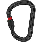 Petzl William Screw Lock Snap Hook Argenté