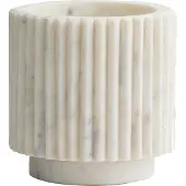 Nordal Pot de fleurs huard blanc ø13cm