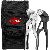 Knipex 00 20 72 V04 Jeu De Pinces 2 Pièces XS Dans Une Pochette De Ceinture - 2x 100 Mm