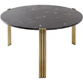 AYTM Table basse Tribus Gold | Black | Ø80 cm
