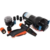 Jabsco P601J-219N-3A Hotshot HD6 12V Kit pompe de lavage de pont avec pistolet 23 litres/min
