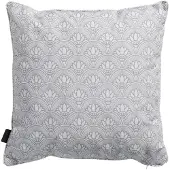 Madison Coussin Décoratif Madison Met Paspel Outdoor Botanic Grey (45 x 45 cm)