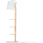It´s about RoMi Il s'agit de la lampe sur pied RoMi Cambridge, en fer, de 60 watts, avec culot E27, de couleur blanche