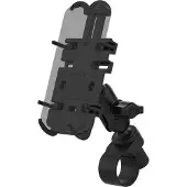Ram Mounts Quick-grip Phone Mount With Tough-strap Handlebar Base Argenté