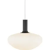 Nordlux Suspension en verre Alton Ø 35cm blanc