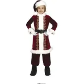 Guirma Claus Boy Costume Rouge 7-9 Years