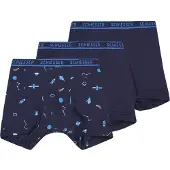 Schiesser Sous-vêtements bleu marine / turquoise / blanc