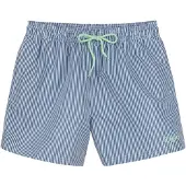 Buffalo Shorts de bain bleu / vert / blanc