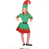 Guirma Elf Girl Costume Vert 10-12 Years