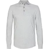 Profuomo Polo Manches Longues Gris Melange