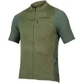 Endura Gv500 Reiver Short Sleeve Jersey Vert L Homme