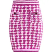 Faina Jupe 'Koosh' fuchsia / noir / blanc