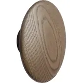 Muuto Dots Wood Lot de Hooks Stained Dark Brown | Ø 9 cm