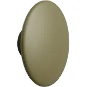 Muuto Dots Wood Lot de Hooks Brown Green | Ø 17 cm
