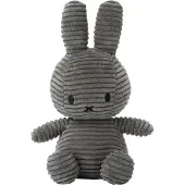 Bon Ton Toys Peluche - 23 cm - Miffy ECO Corduroy - Grey - - UneTaille - Peluche