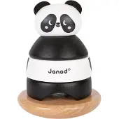 Janod bois tour d'empilage panda jouet éducatif