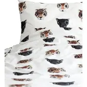 Studio Ditte Housse de Couette Studio Ditte Panthères Coton Blanc-120 x 150 cm | Enfant