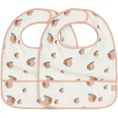 Jollein Bavoir Jollein Waterproof Peach (2-pièces)