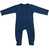 Babys Only Grenouillère avec pieds Melange jeans - 68