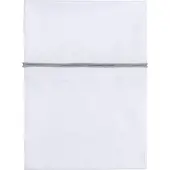 Babys Only Drap lit bébé ruban tricoté gris-argent mêlé/blanc