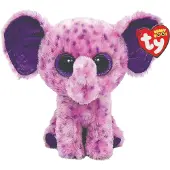 TY 36386 Peluche Beanie Boos - Eve l'éléphant, 15 cm