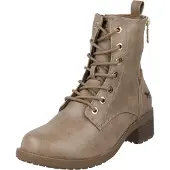 Mustang Bottines à lacets noisette / noir