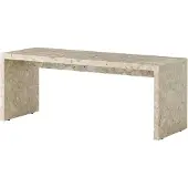 Audo Copenhagen Plinth Bridge Table Kunis Breccia Stone