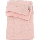 Meyco Baby Mini Knots Teddy 75x100 Cm Minicrib Blanket Rose Enfants