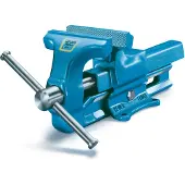 Heuer 100140 - Étau - Acier - Mâchoires 140 Mm - Portée 200 Mm