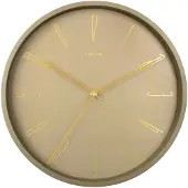 Karlsson - Horloge murale Belle Numéros - Vert mousse